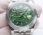 Swiss Quality Copy Rolex Datejust II 126334 Green Palm motif Watch 41mm